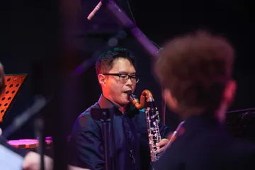 Yoshiaki Onishi (clarinet) — photo © 2022 by Chiwi Giambirtone