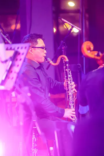 Yoshiaki Onishi (clarinet) — photo © 2022 by Chiwi Giambirtone